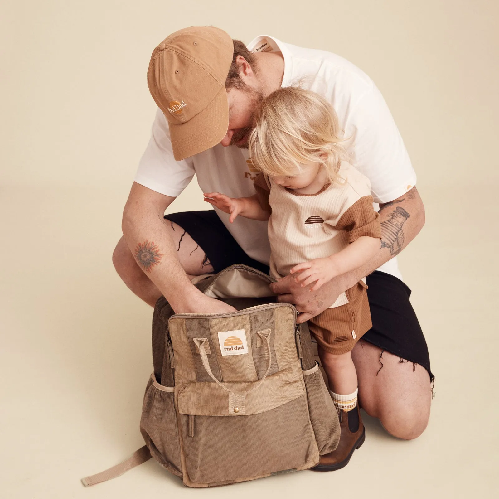 Rad Dad Cord Back Pack - Khaki