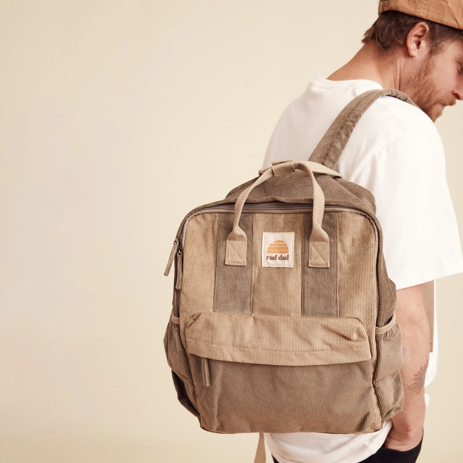 Rad Dad Cord Back Pack - Khaki