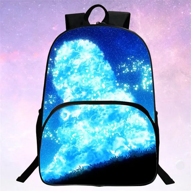 RUNNINGTIGER Children School Bags Galaxy / Universe / Space 24 Colors Printing Backpack For Teeange Girls Boys Star Schoolbags