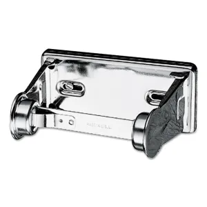 San Jamar Locking Toilet Tissue Dispenser, 6 X 4 1/2 X 2 3/4, Chrome - SJMR200XC