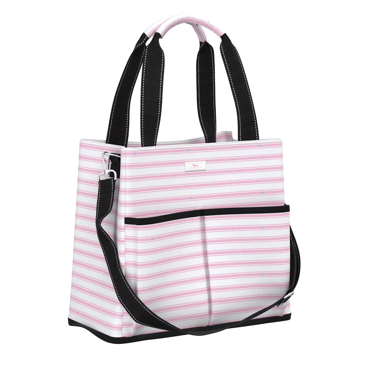 Scout Baby On Board Diaper Bag in Ticked Pink