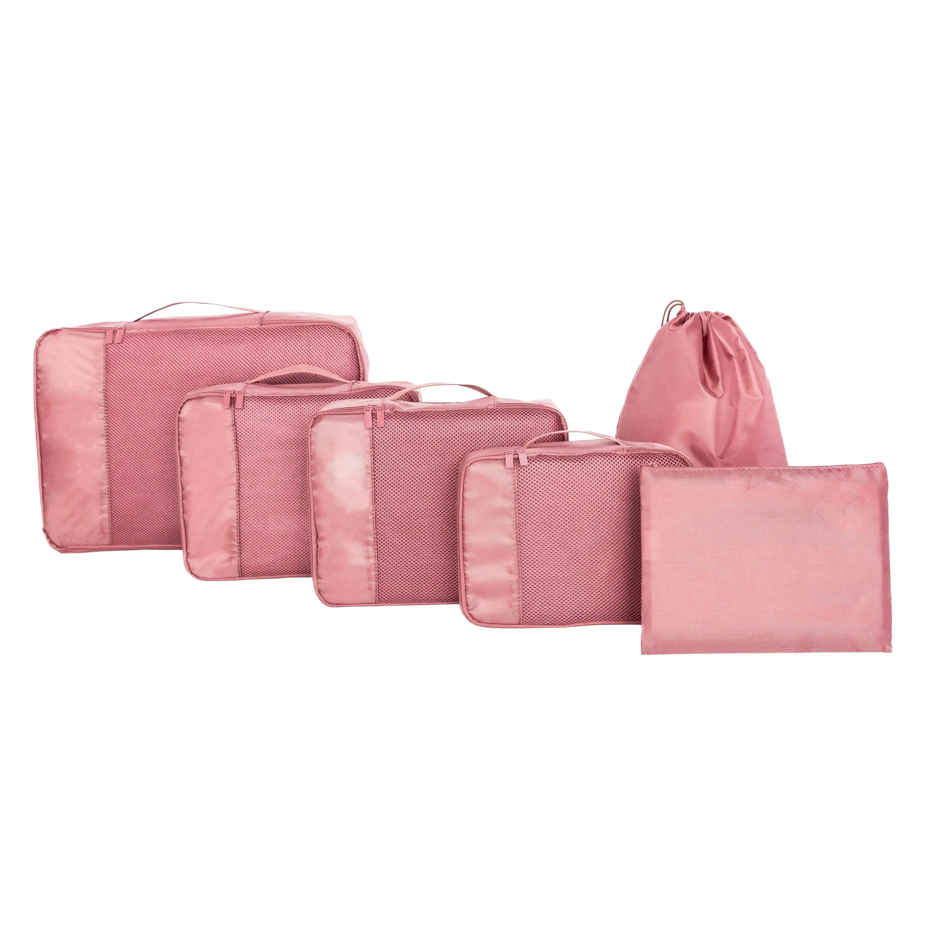 SET OF 6 PACKING PODS- DESERT ROSE