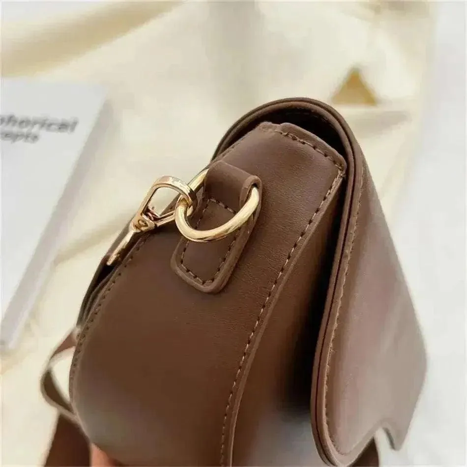 Small Leather Saddle Armpit Bags - Compact, Stylish Design - WSH020