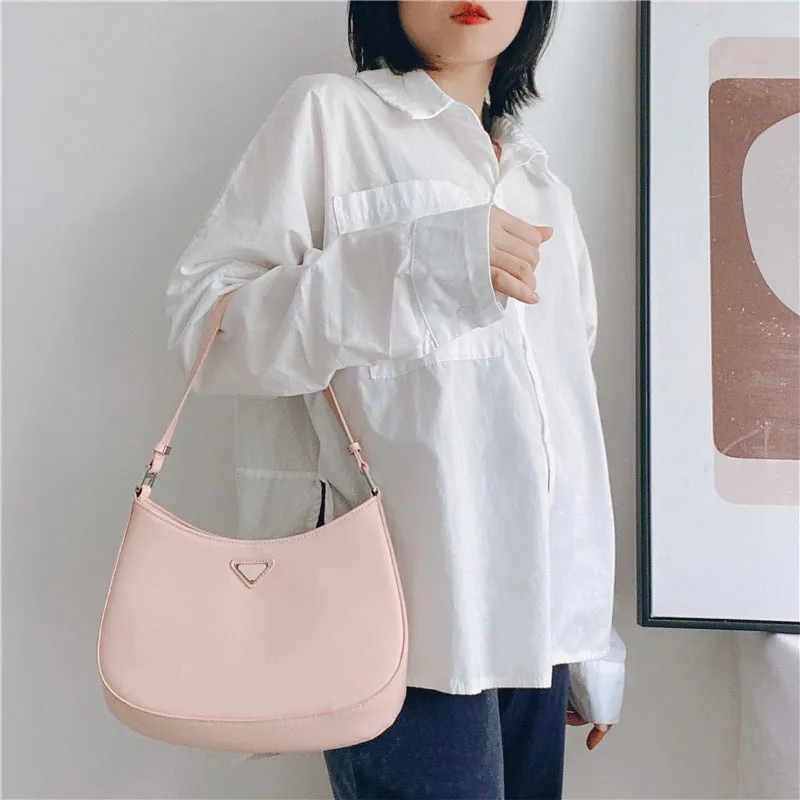 Small leather Underarm Shoulder bag