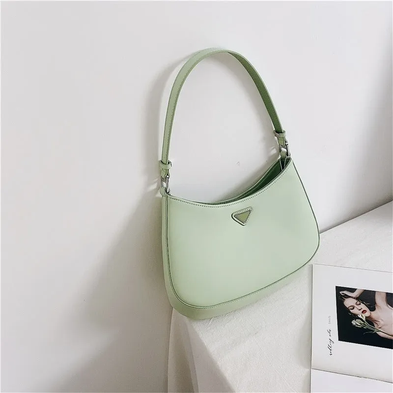 Small leather Underarm Shoulder bag