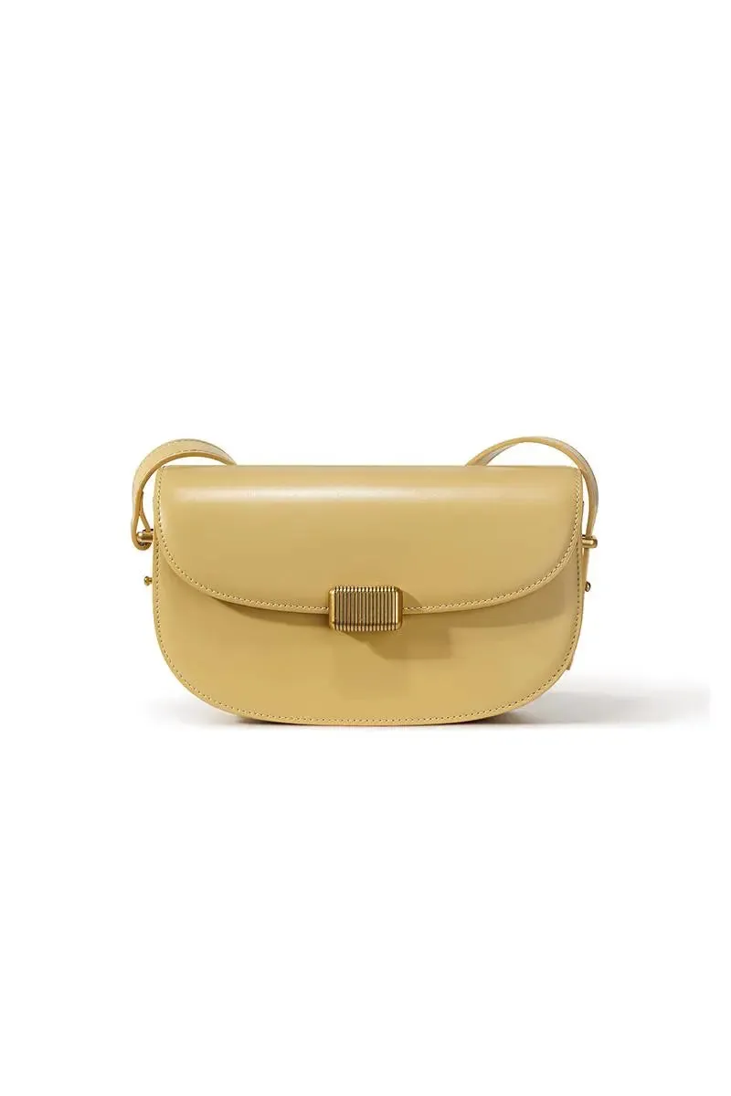 Small Saddle Crossbody Bag in Shiny Calfskin