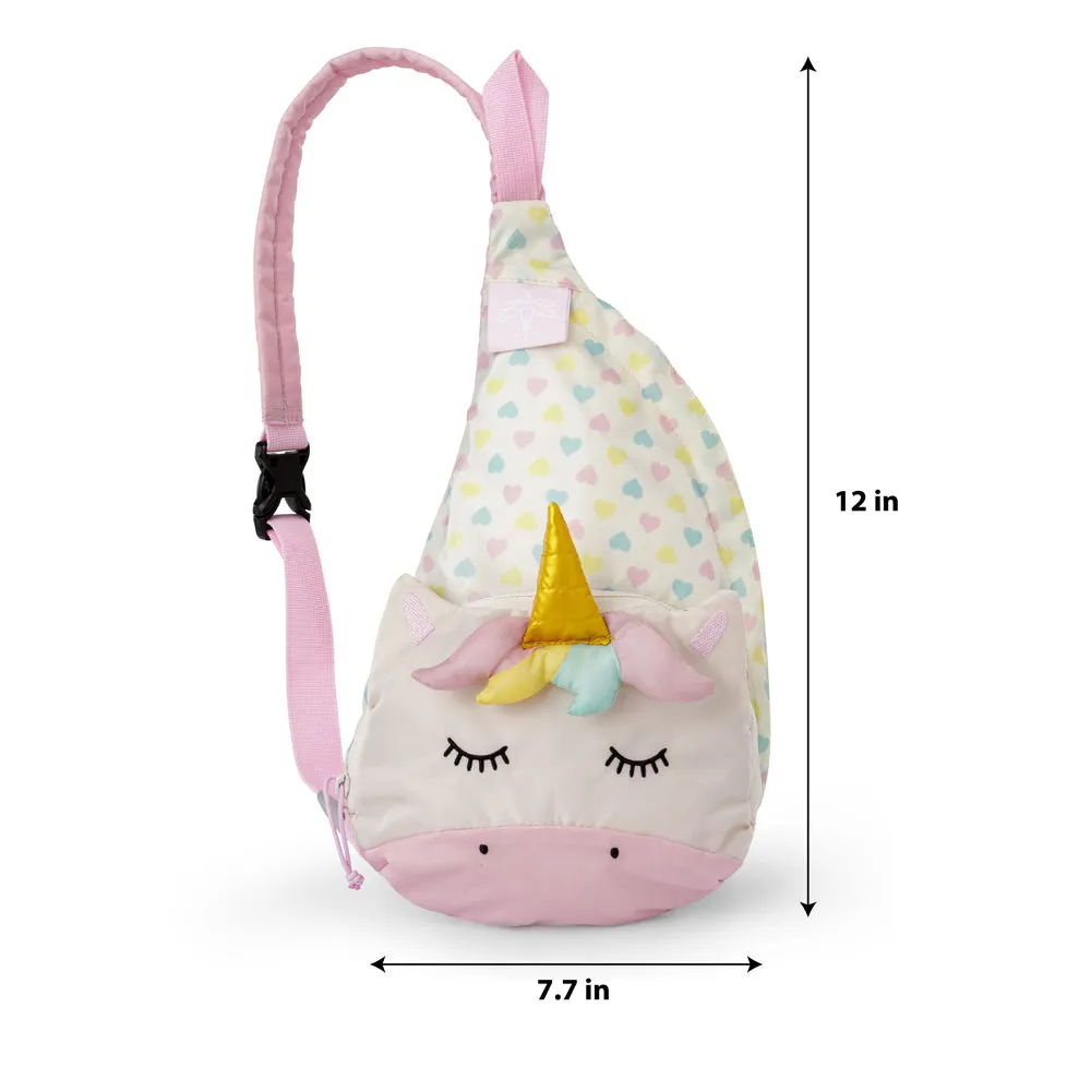 Sparkle the Unicorn Kids' Sling Backpack