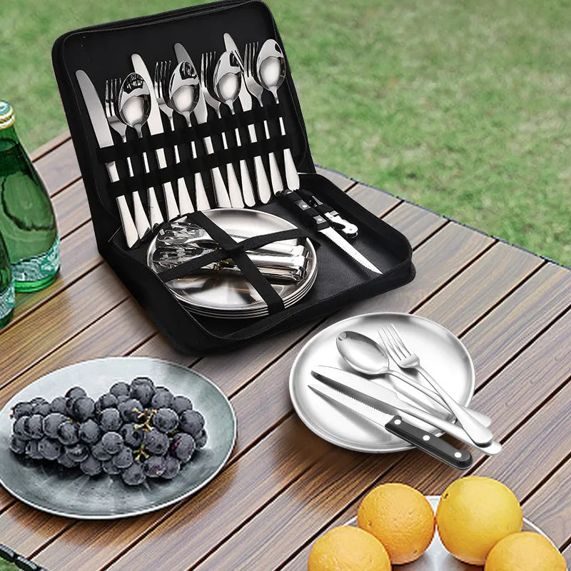 Stainless Steel Camping Takeaway Cutlery Set Dc-265