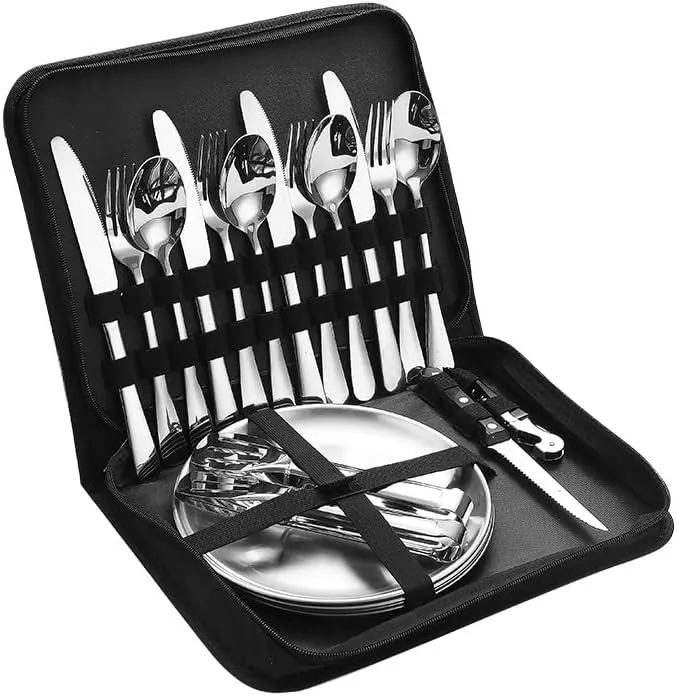 Stainless Steel Camping Takeaway Cutlery Set Dc-265