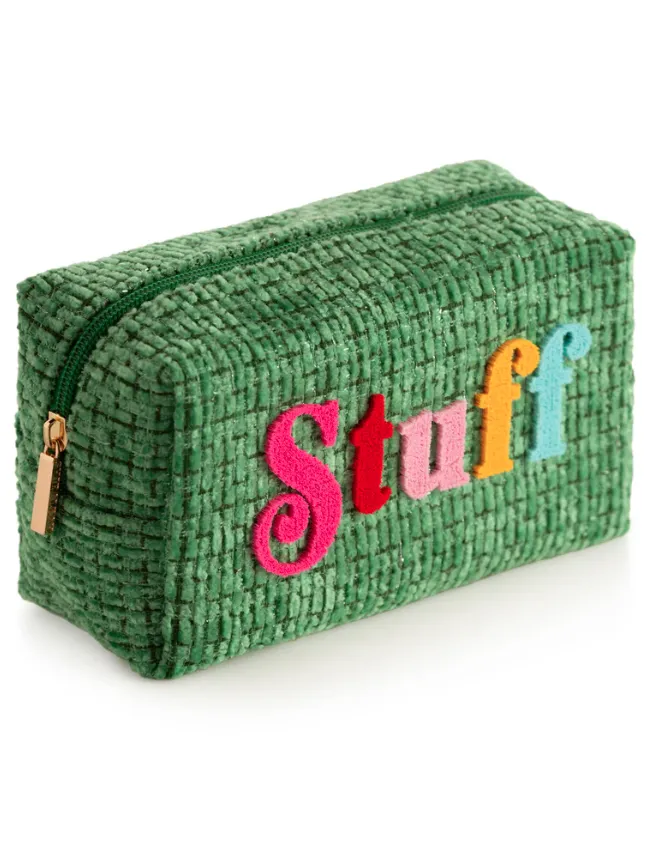 Stuff Zip Pouch, Green