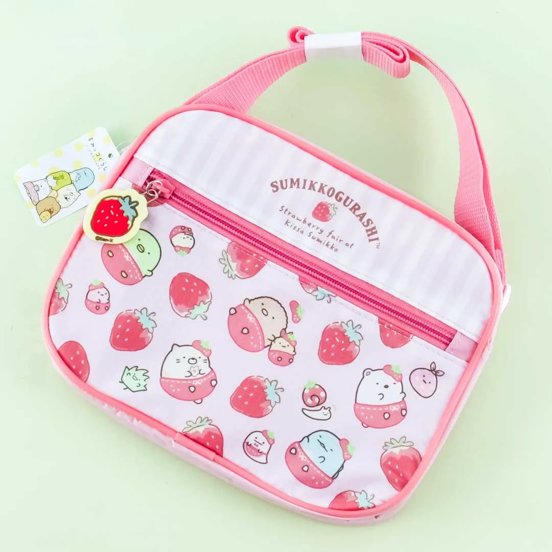 Sumikko Gurashi Strawberry Fair Sling Lunch Bag