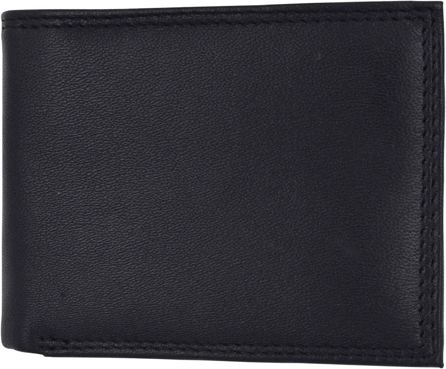 Swiss Marshall Men's Slim Bifold RFID Blocking Premium Genuine Leather Credit Card ID Wallet