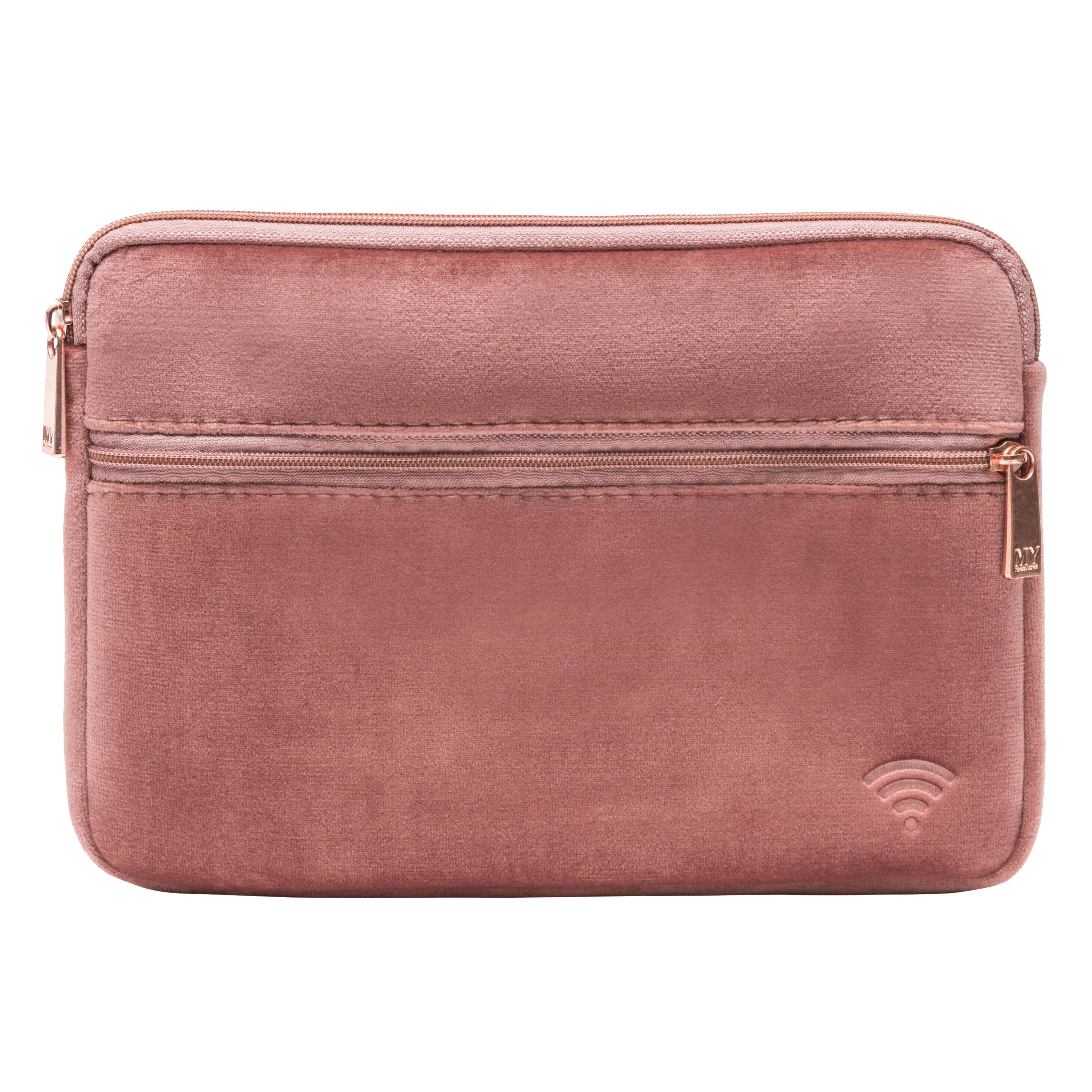 TECH ORGANIZING POUCH - VIXEN ROSE (velour finish)