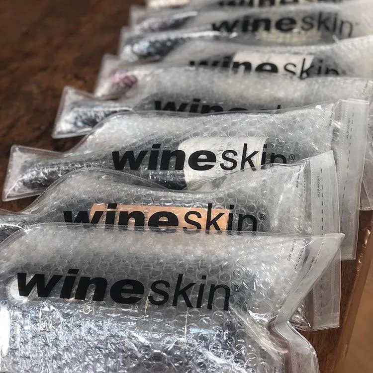 The Original WineSkin Reusable Wine Bottle Protection/Transport Bag