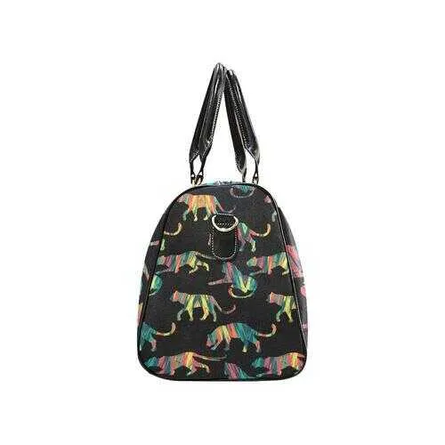 Travel Bags, Multicolor Lion Style Black Bag