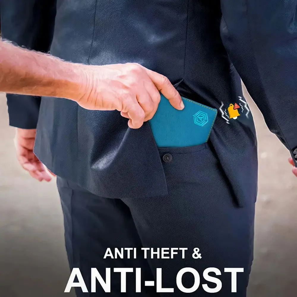 Traveller Wallet | Tracker Wallet | Anti Theft (Blue)