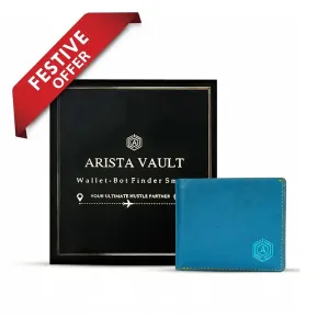 Traveller Wallet | Tracker Wallet | Anti Theft (Blue)