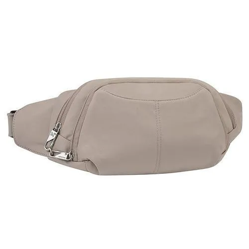 Travelon Anti-Theft Slim RFID-Blocking Waist Pack, Khaki