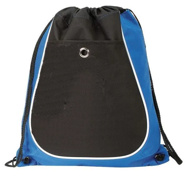 Tri-Color Cool Drawstring Bag / Cinch Pack