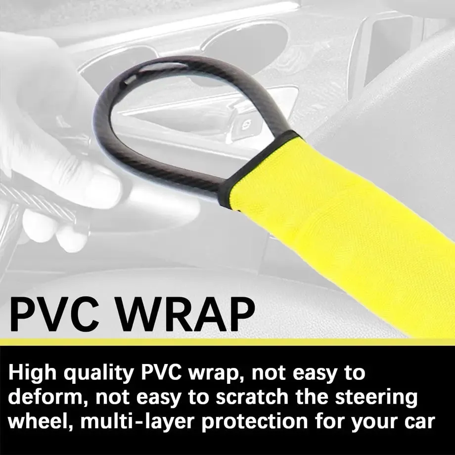 Universal Anti-Theft Wire Rope Steering Wheel Lock Device