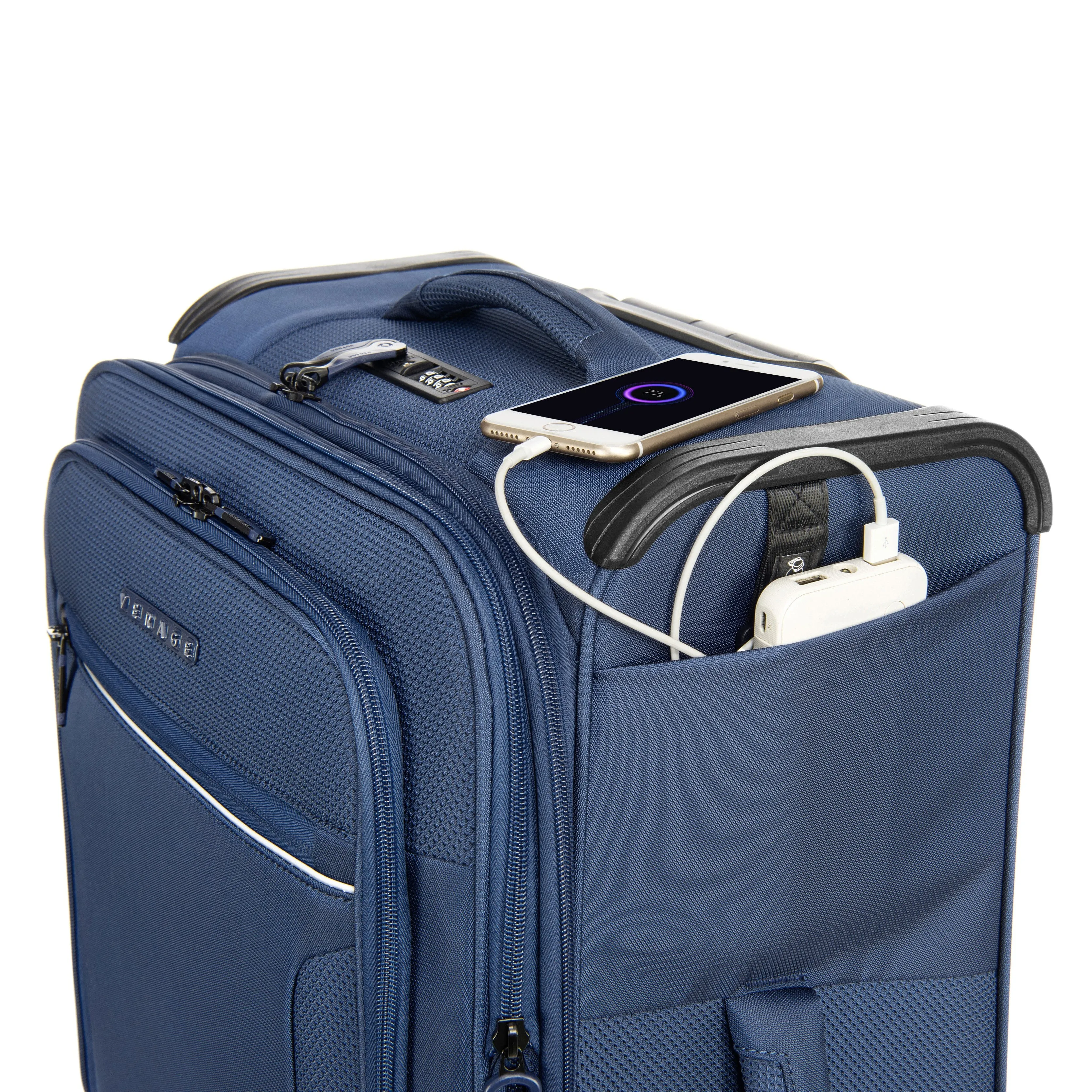 Verage Toledo III Anti-Bacterial Softside Luggage 24" Medium