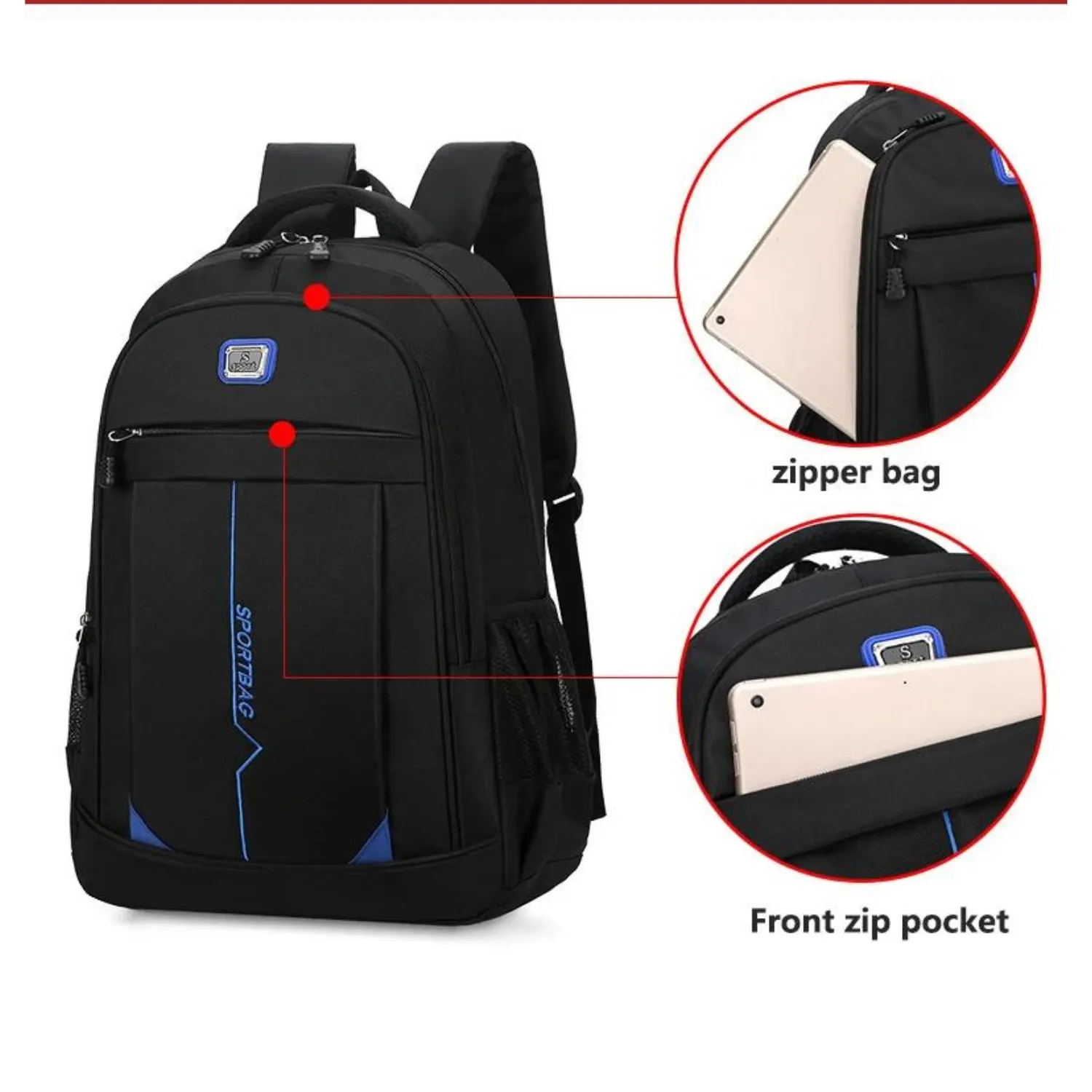 Versatile Waterproof Backpack for Work, School & Travel