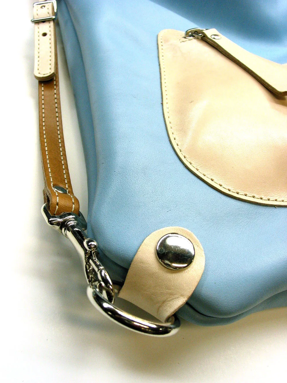 Villa Sak purse backpack pastel blue and bone LTD edition