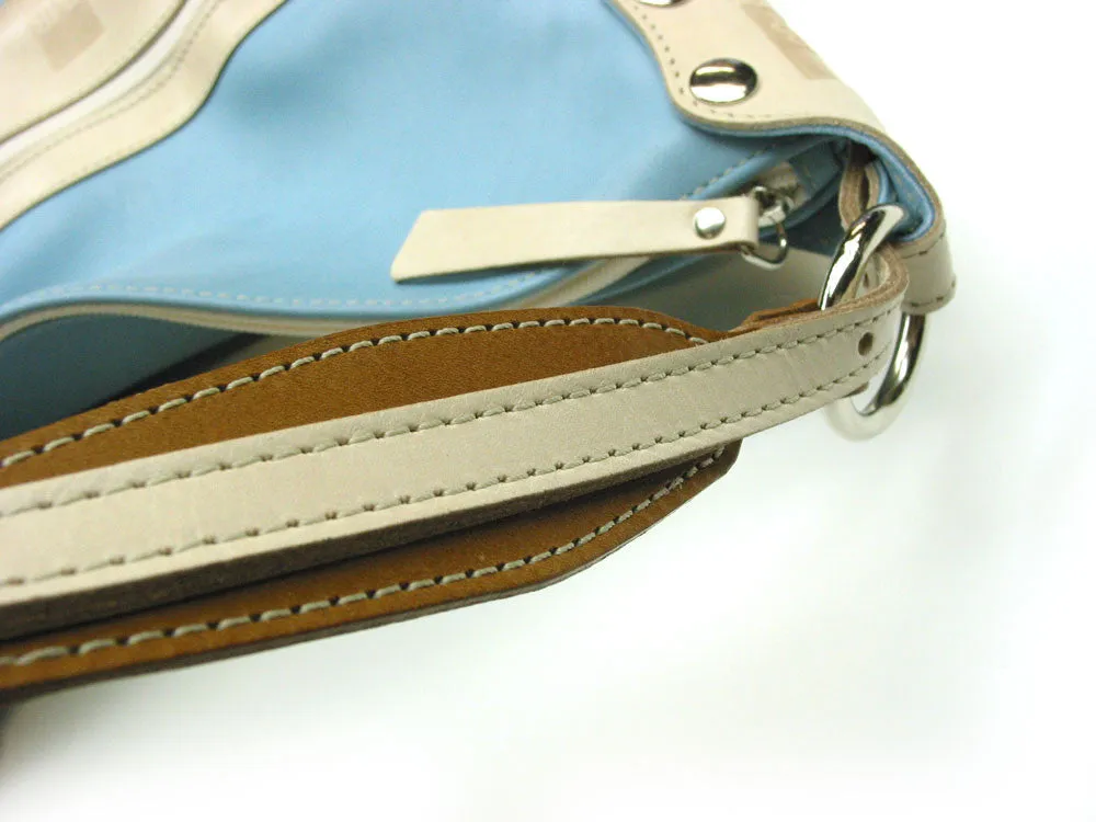 Villa Sak purse backpack pastel blue and bone LTD edition