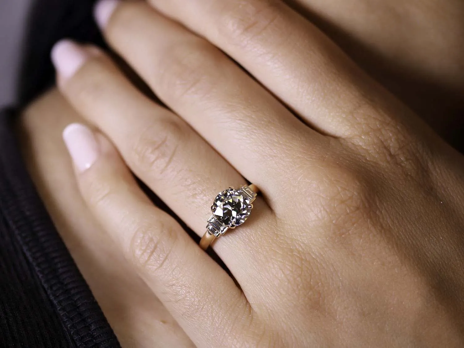 Vintage-Inspired Diamond "Scout" Engagement Ring