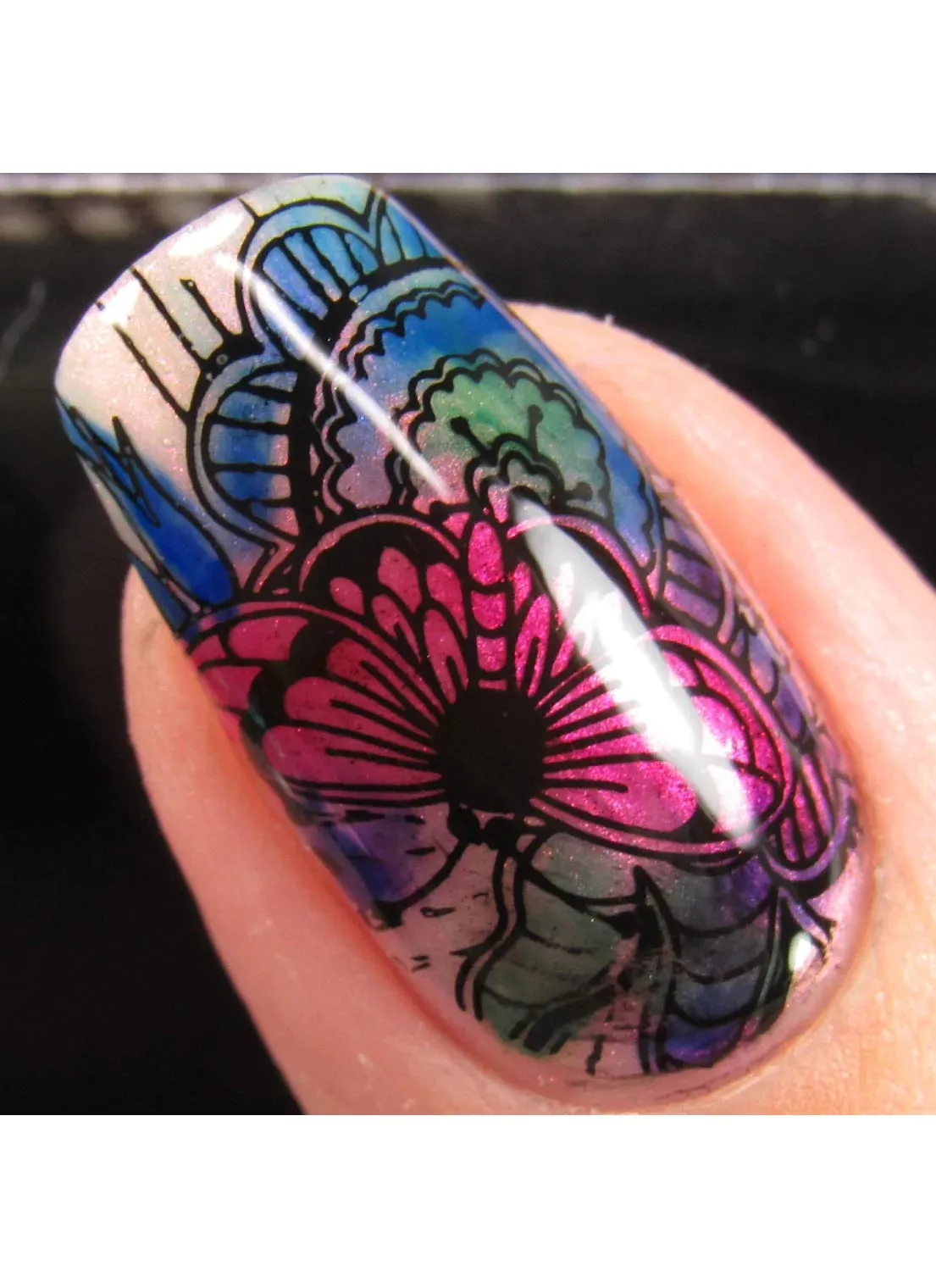 Whimsical By Nature -  Uber Chic Stamping Plate