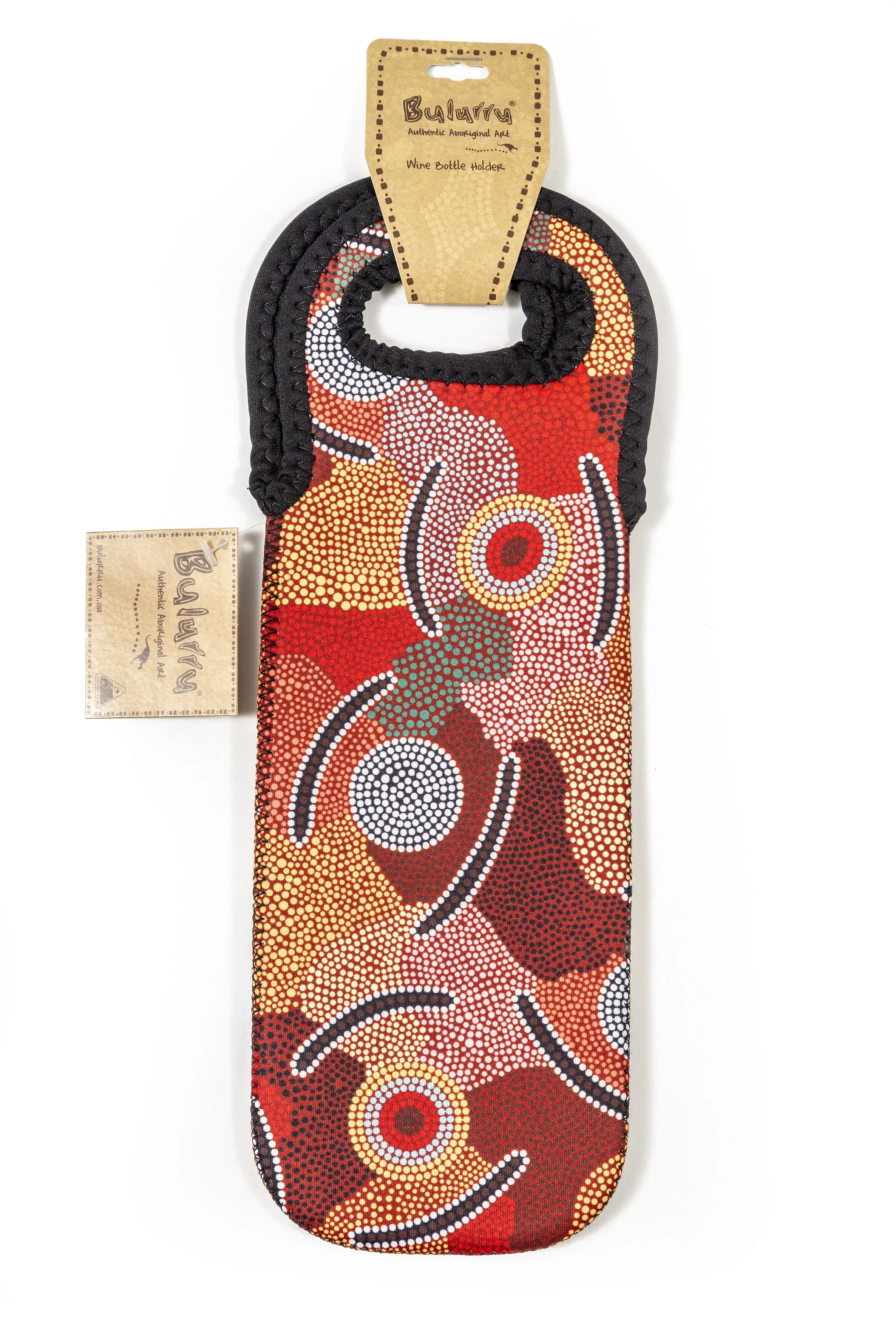 Wine Bottle Bag NEW SHAPE - 5 Bulurru Designs To Choose From