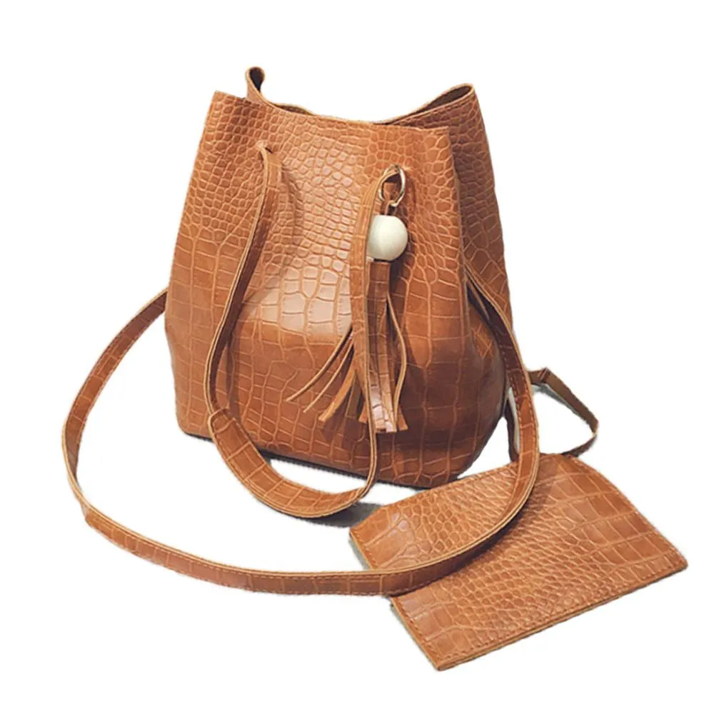 Womens Vegan Leather Shoulder Bag