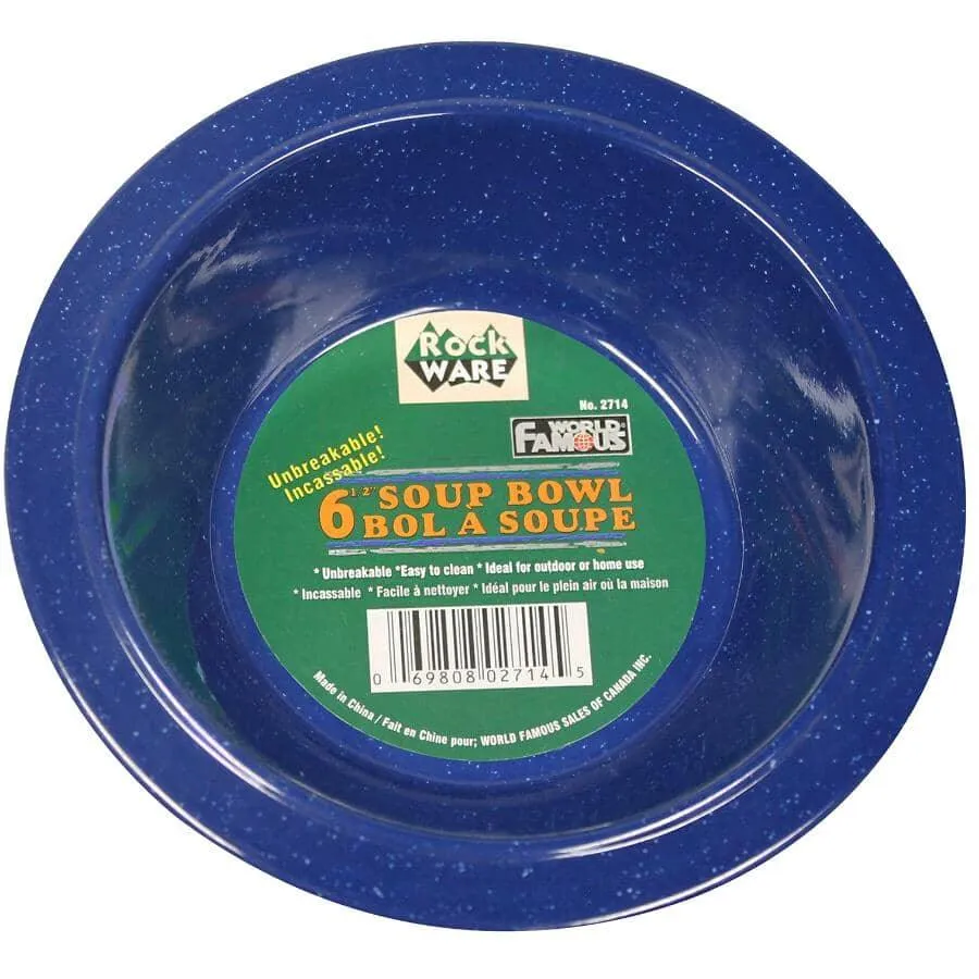 World Famous 6-1/2" Melamine Bowl - Blue